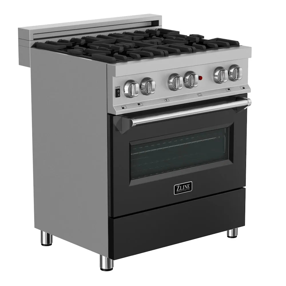 ZLINE Legacy 30-inch dual fuel range (RAS-BLM-30)