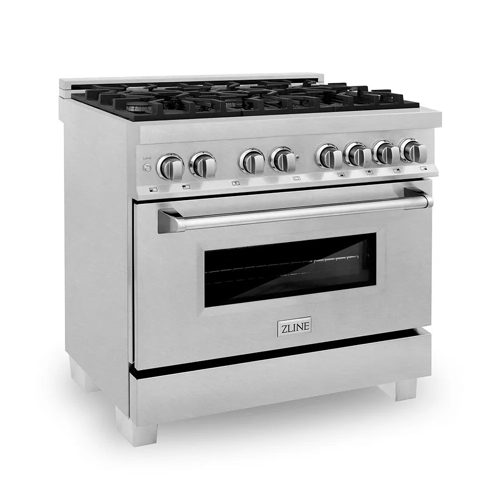 ZLINE Legacy 36-inch range in satin stainless steel RAS-SN-36