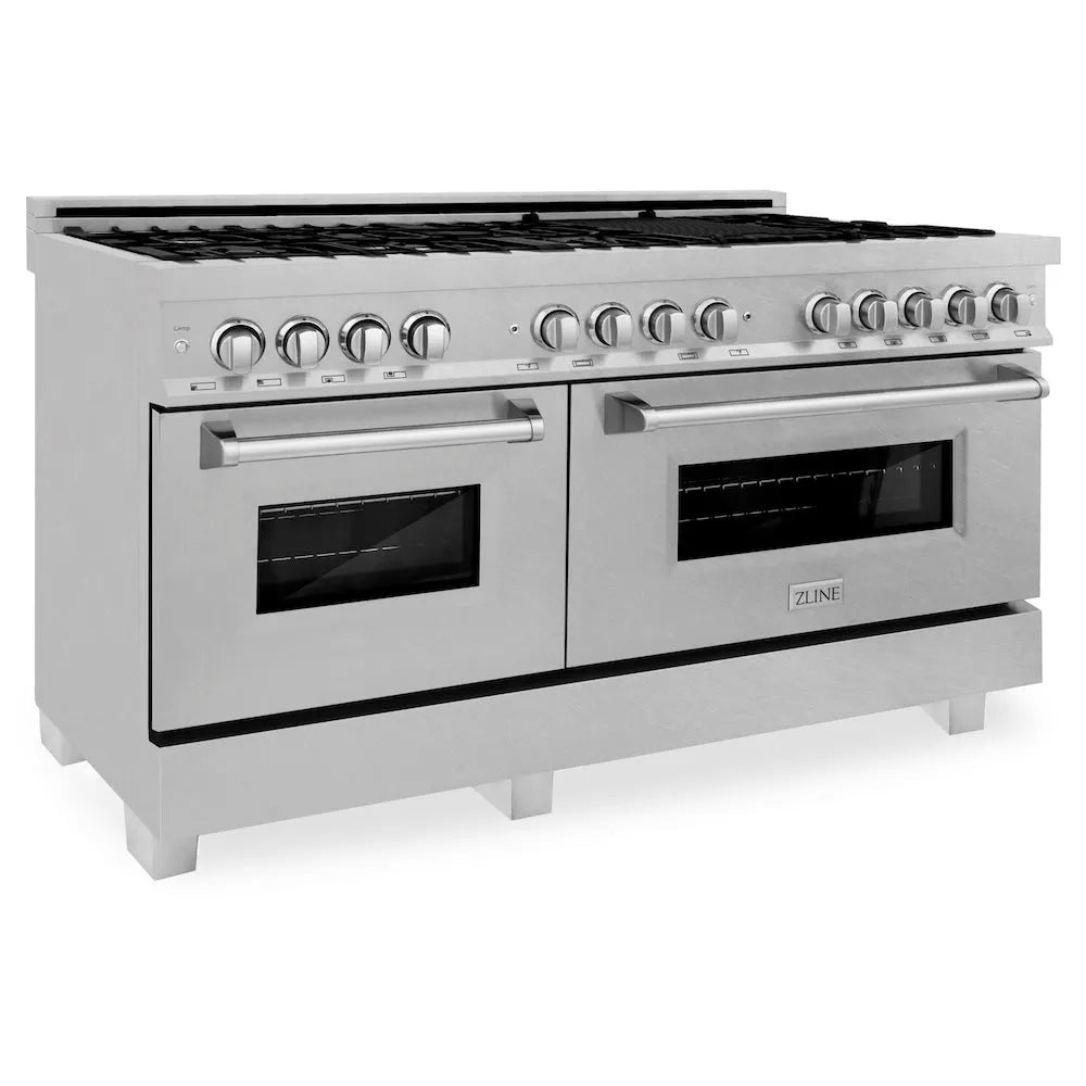 ZLINE Legacy 60-inch range in satin stainless steel RAS-SN-60