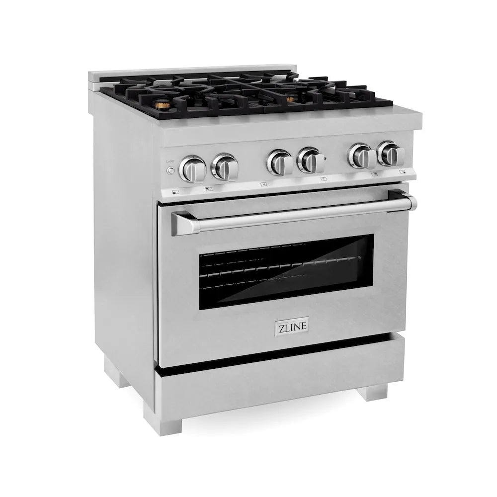 ZLINE Legacy 30-inch range in satin stainless steel RAS-SN-BR-30