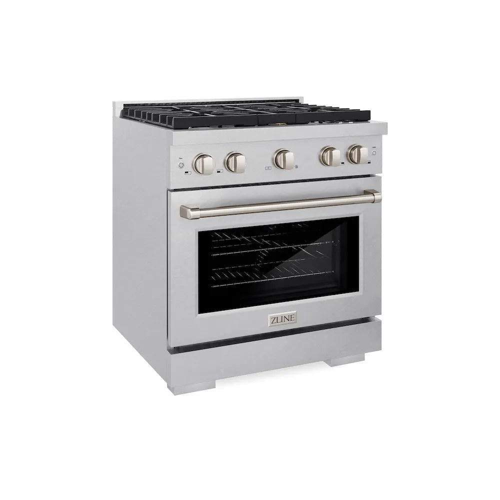 ZLINE Paramount 30-inch range in satin stainless steel SGRS-BR-30