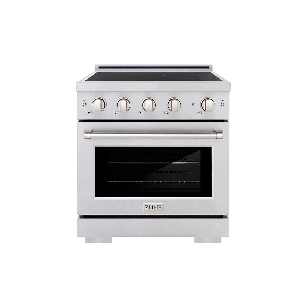 ZLINE Paramount 30-inch range in satin stainless steel SINRS-30