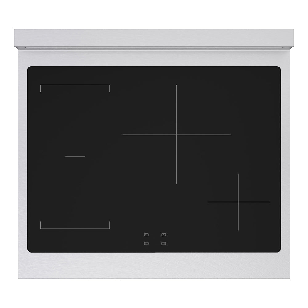 ZLINE Autograph Edition Paramount 30-inch range in satin stainless steel and polished gold accents SINRSZ-30-G, from above
