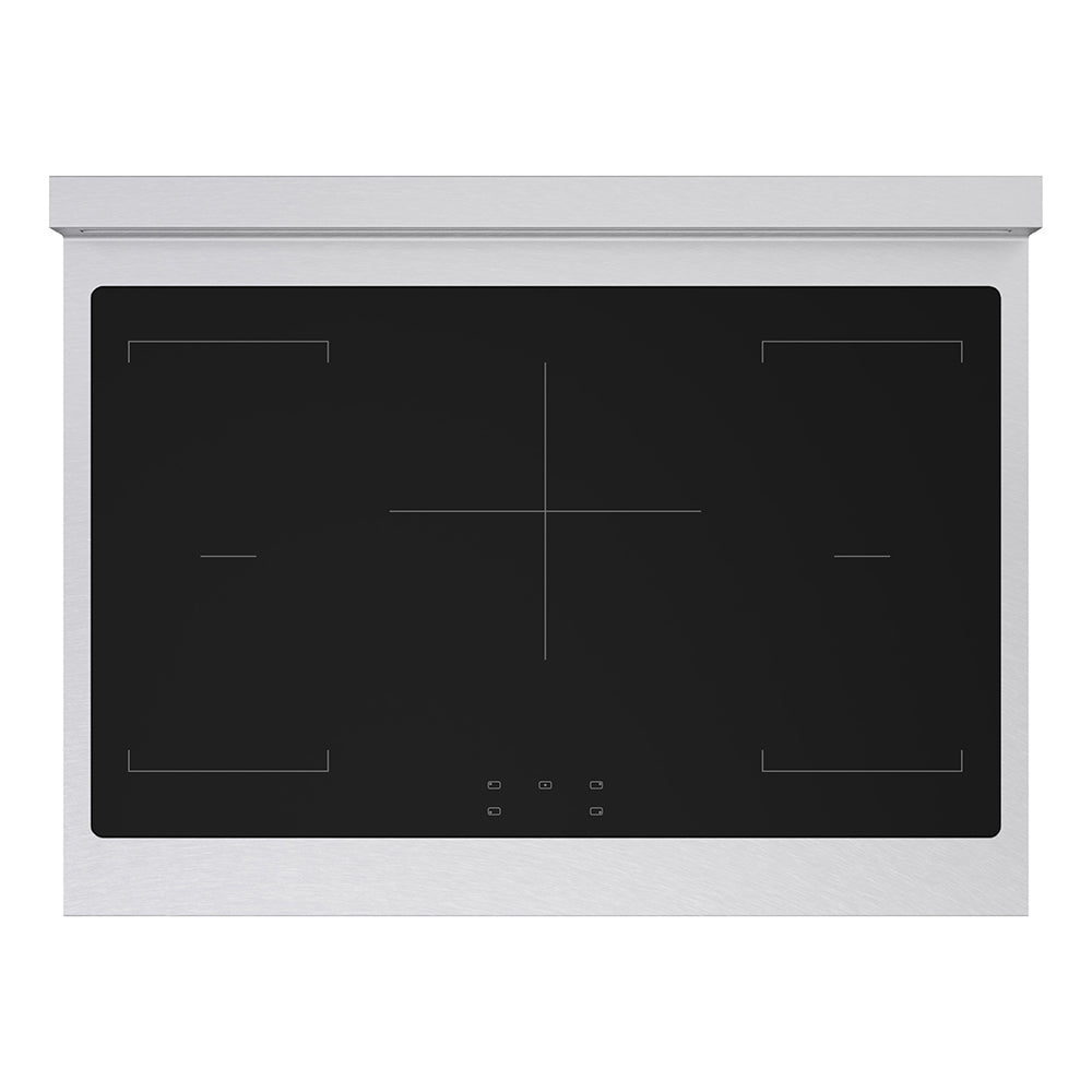 ZLINE Autograph Edition Paramount 36-inch range in satin stainless steel and champagne bronze accents SINRSZ-36-CB, from above