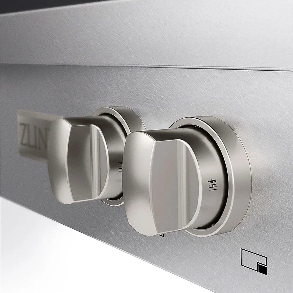 ZLINE Paramount 30-inch rangetop in satin stainless steel PSRTS-30, from above