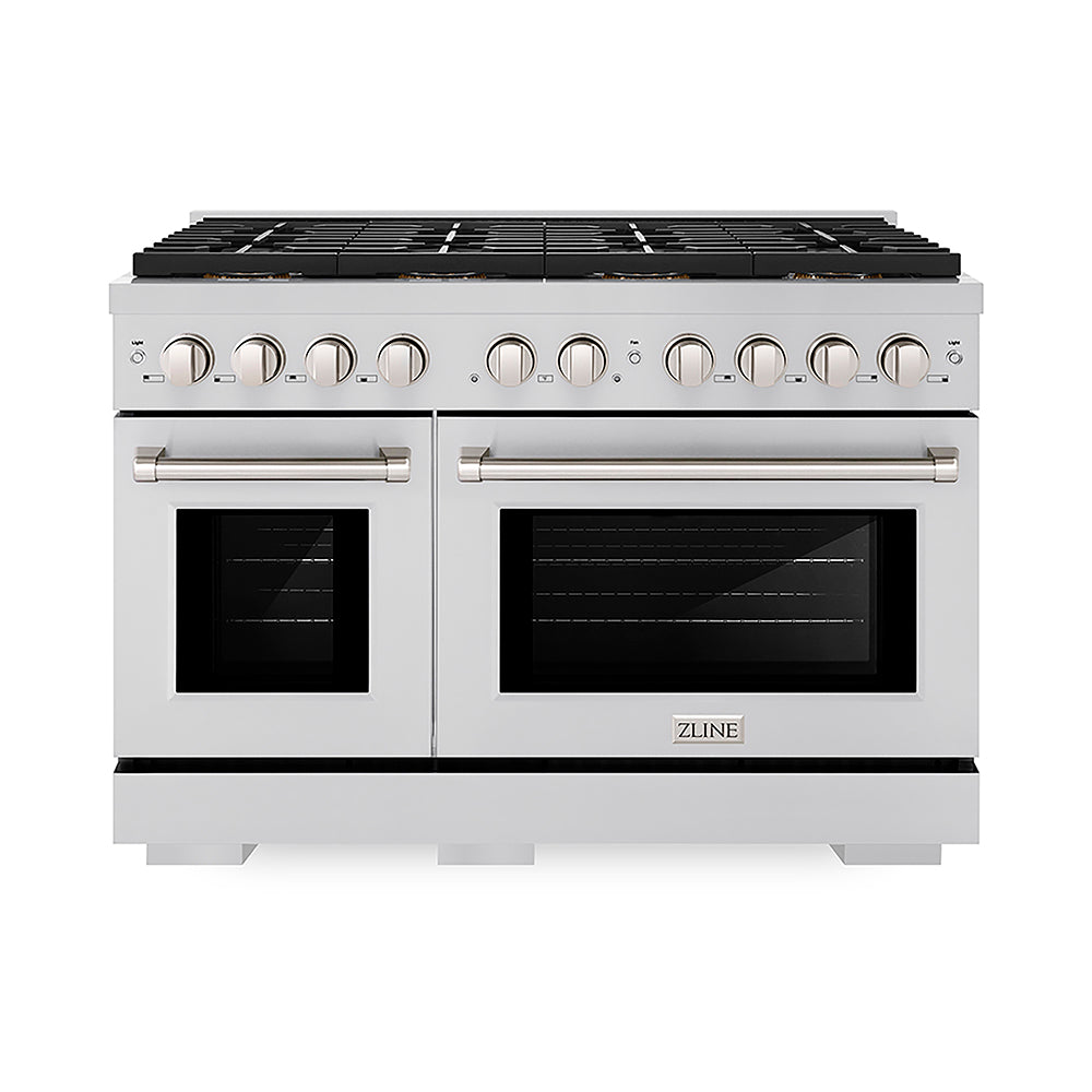 ZLINE Paramount 48-inch range in stainless steel PSDR48, front view