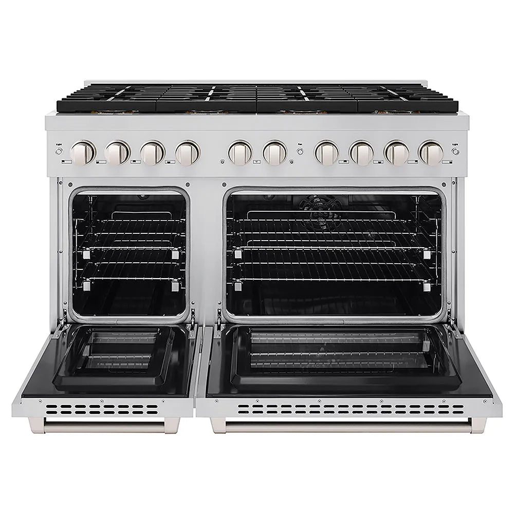 ZLINE Paramount 48-inch range in stainless steel PSDR48, front view