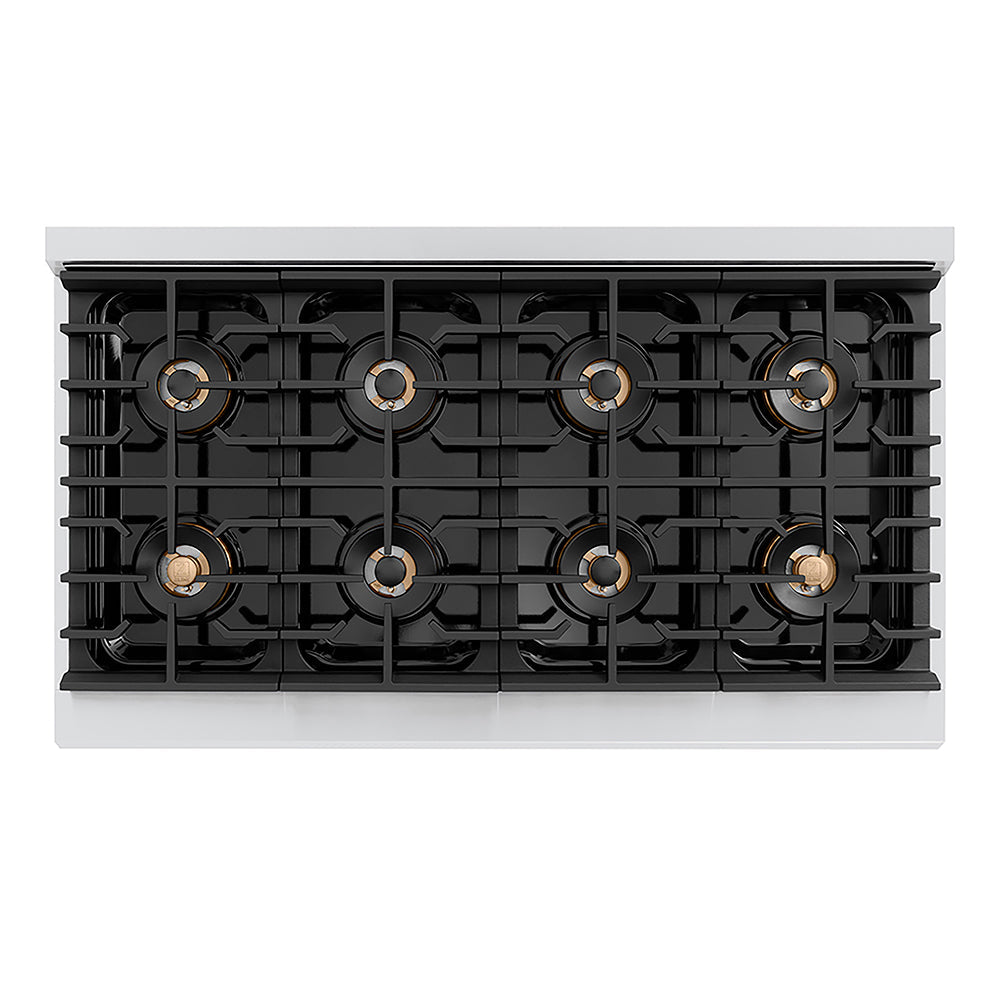 ZLINE Paramount 48-inch range in stainless steel PSDR48, from above