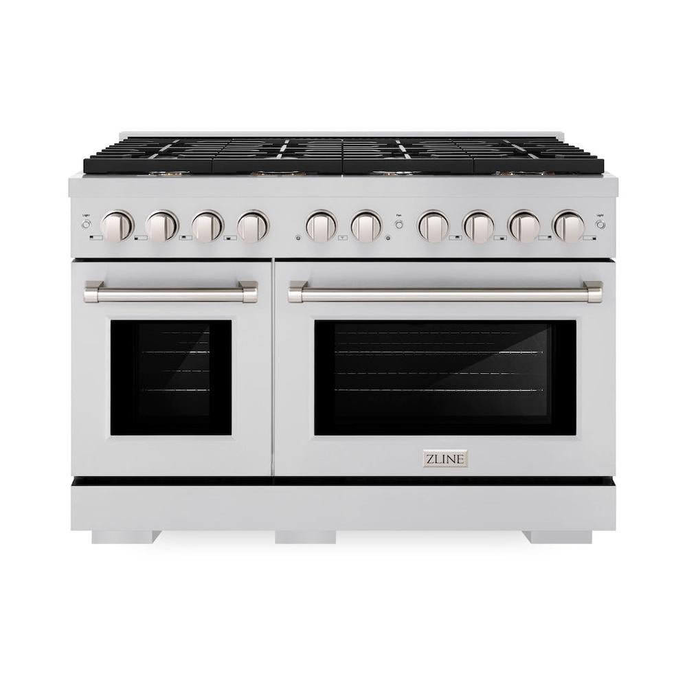 ZLINE Paramount 48-inch range in stainless steel SGR-BR-48, front view