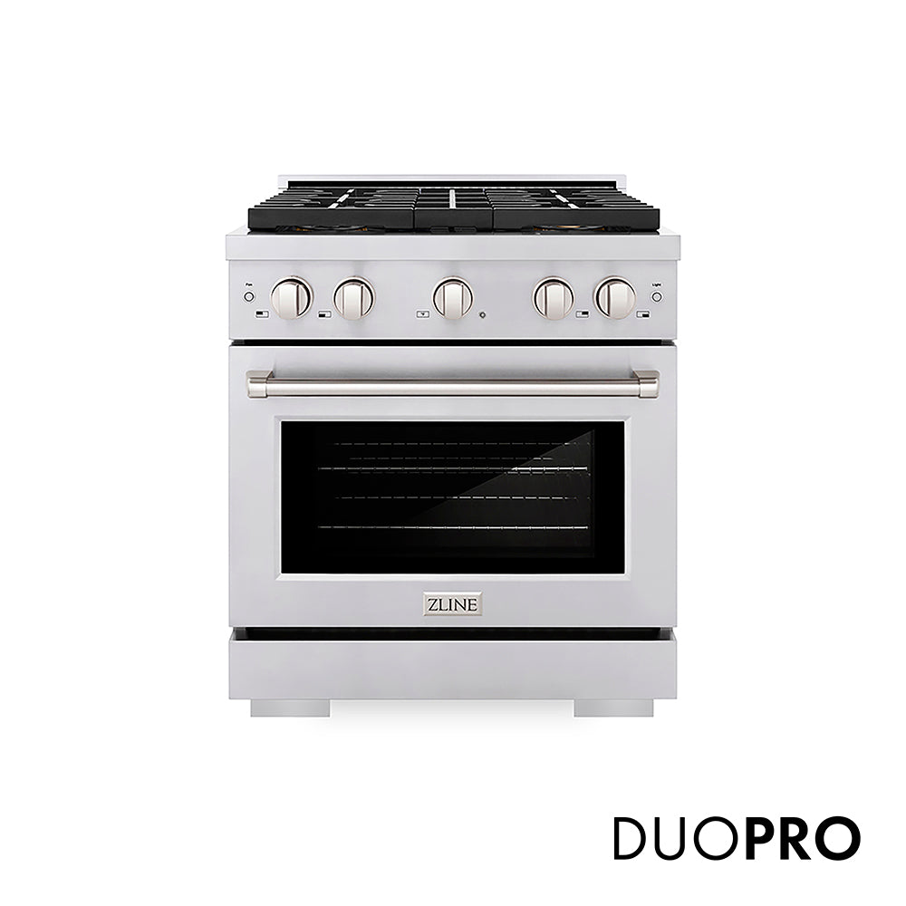 ZLINE Paramount 30-inch range in stainless steel PSGR30
