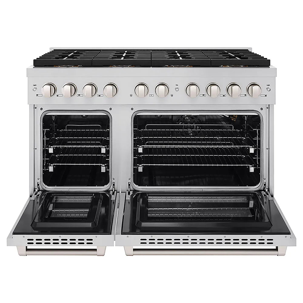 ZLINE Paramount 48-inch range in stainless steel PSGR48, front view