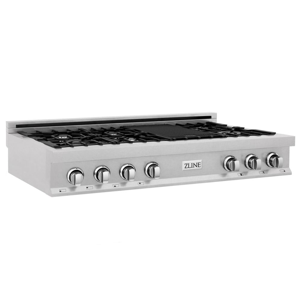 ZLINE Legacy 48-inch rangetop in satin stainless steel RTS-48