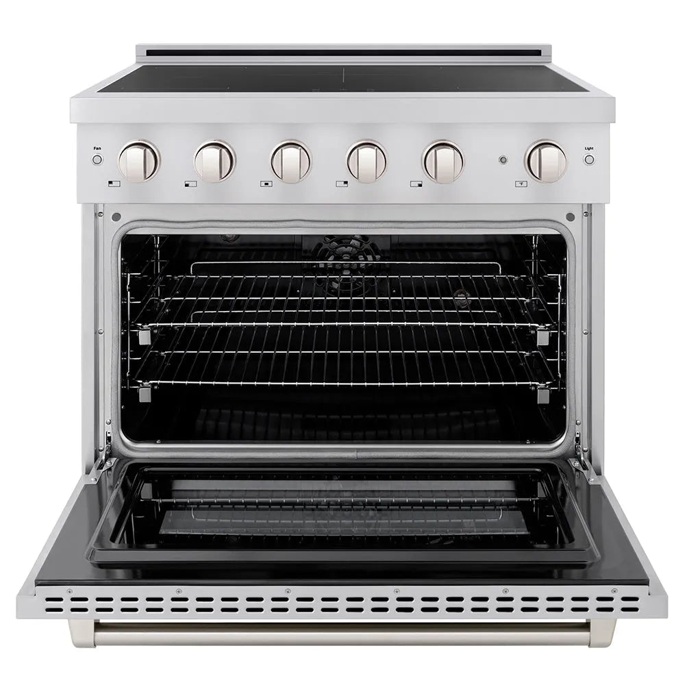 ZLINE Paramount 36-inch range in stainless steel SINR36, front view
