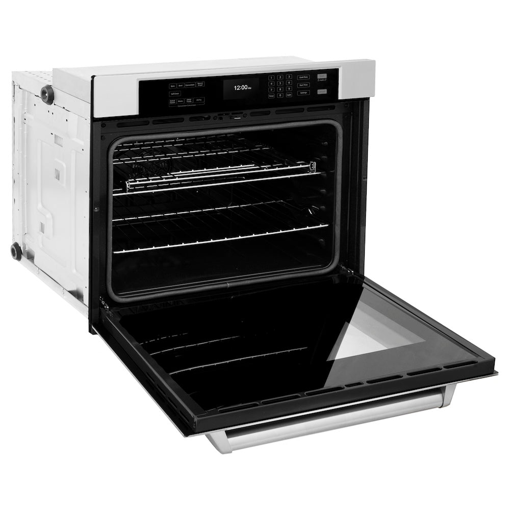 ZLINE Professional 30-inch wall oven in stainless steel WAS-30, door open