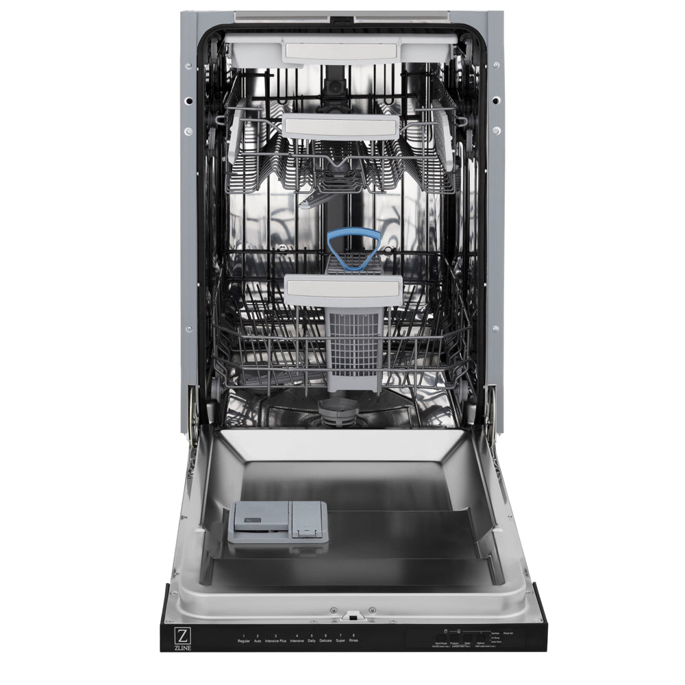 ZLINE Tallac 18-inch dishwasher, panel ready DWV-18, front view