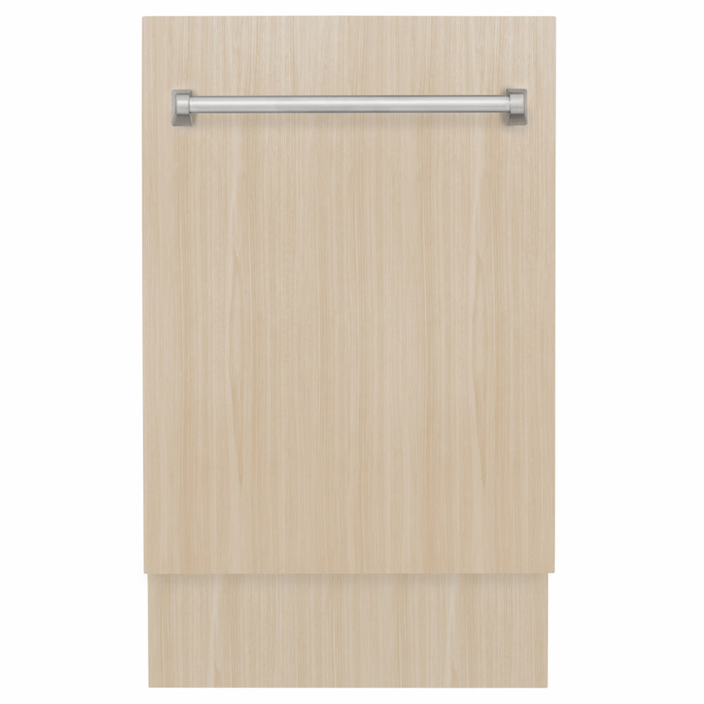 ZLINE Tallac 18-inch dishwasher, panel ready DWV-18, front view