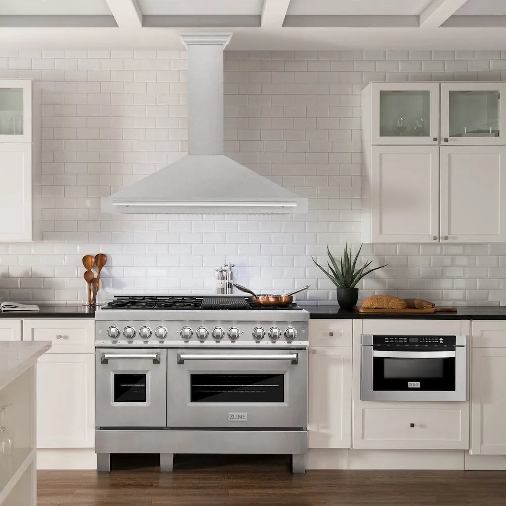ZLINE 48-inch range hood in satin stainless steel KB4SNX-48, view 2
