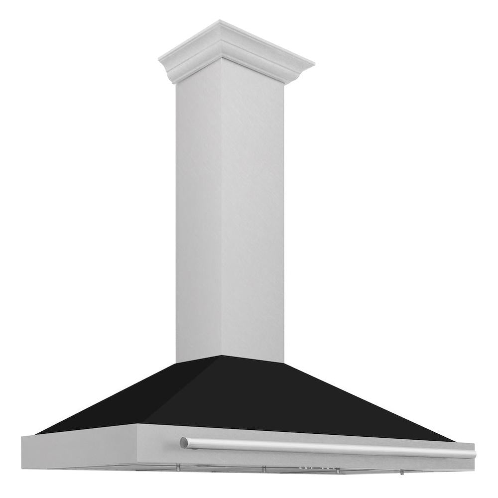 ZLINE 48-inch range hood in satin stainless steel KB4SNX-BLM-48