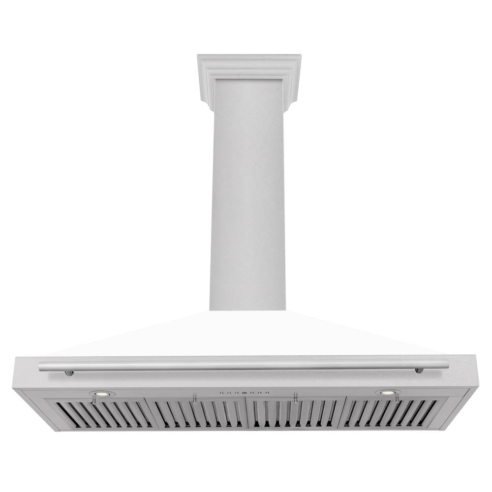 ZLINE 48-inch range hood in satin stainless steel KB4SNX-WM-48, view 3