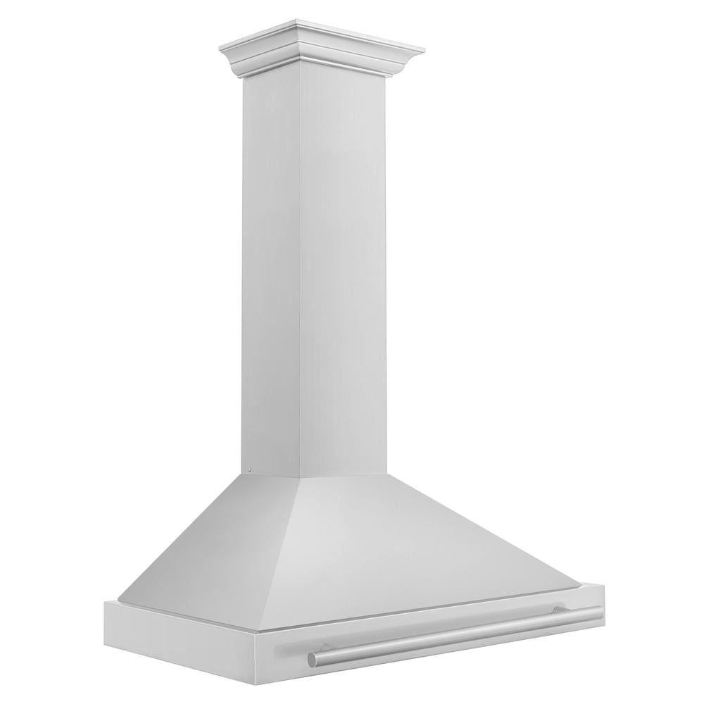 ZLINE 36-inch range hood in stainless steel KB4STX-36, side view