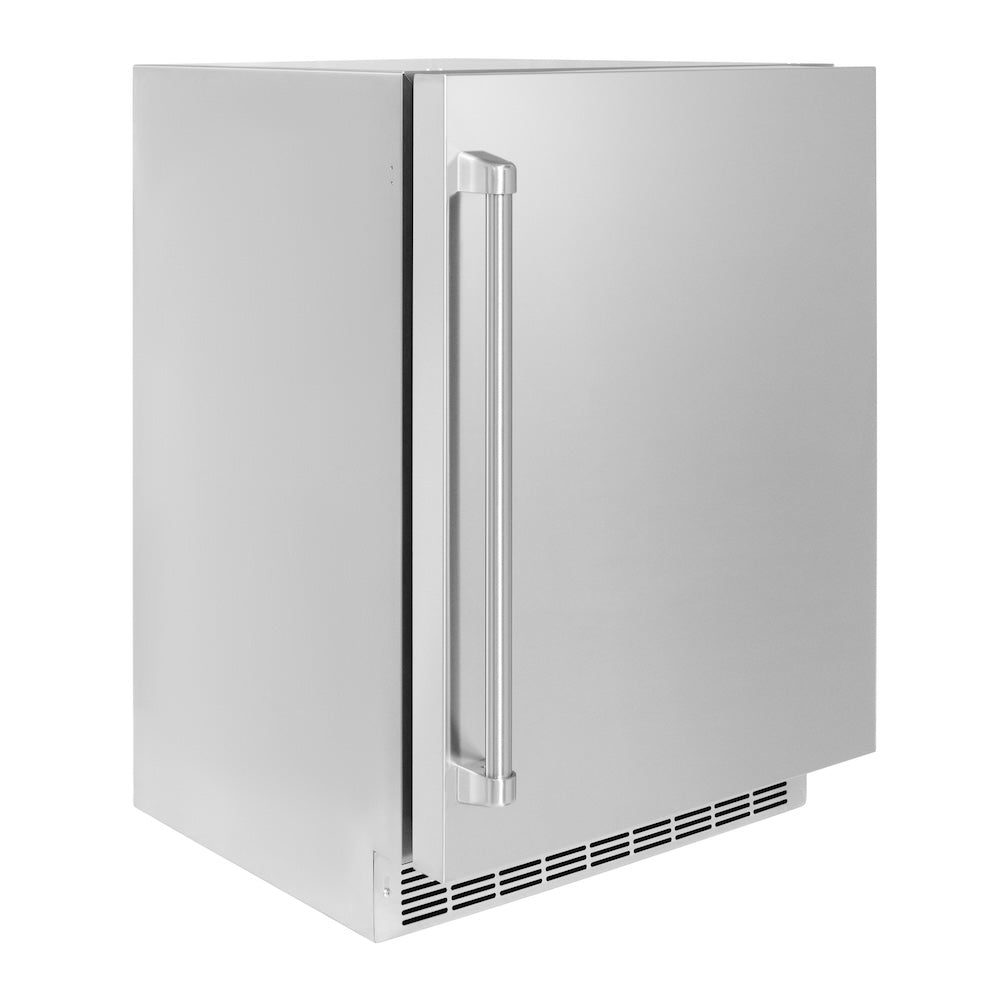 ZLINE Touchstone 24-inch beverage fridge in stainless steel RBSO-ST-24, view 5