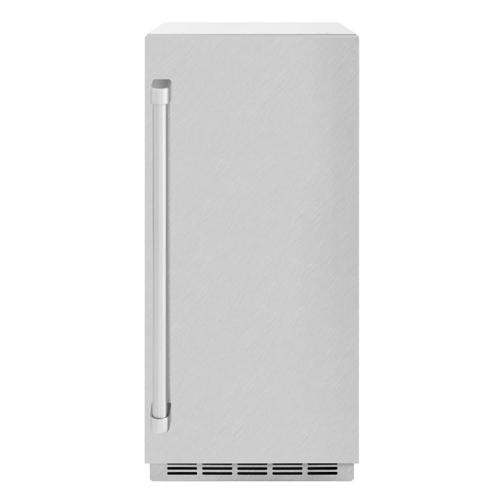ZLINE Touchstone 15-inch ice maker in satin stainless steel ICCD-SN-15