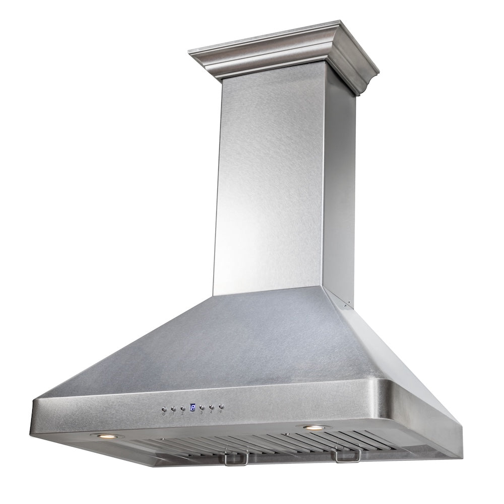 ZLINE 36-inch range hood in satin stainless steel 8KF2S-36