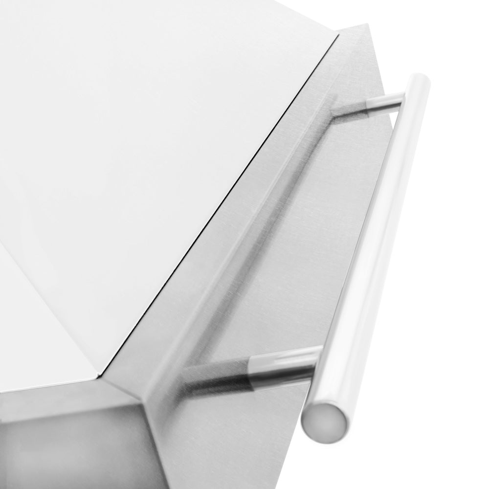 ZLINE 30-inch range hood in satin stainless steel 8654SNX-WM-30, detail