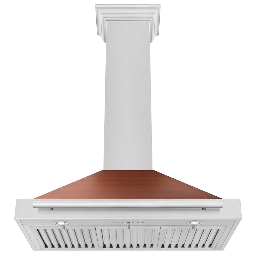 ZLINE 36-inch range hood in satin stainless steel KB4SNX-C-36, view 5