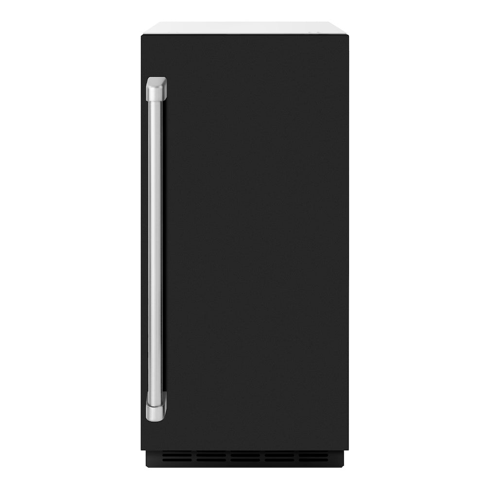 ZLINE Touchstone 15-inch ice maker in black matte ICCD-BLM-15