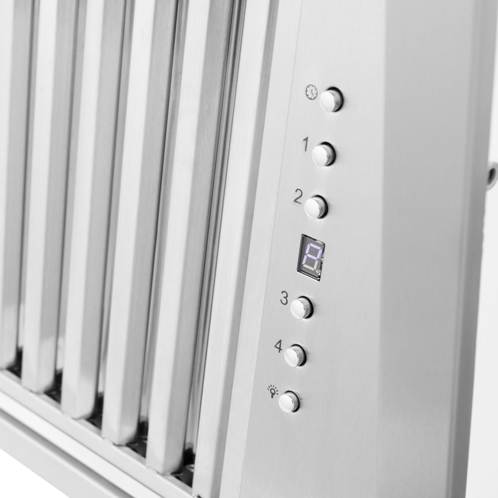 ZLINE 52-inch range hood in stainless steel 698-52, detail