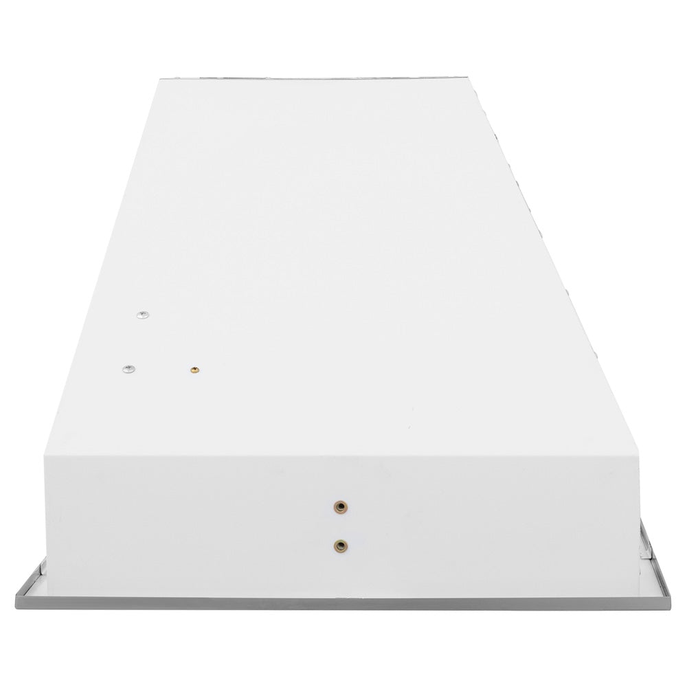 ZLINE 52-inch range hood in stainless steel 698-52, side view