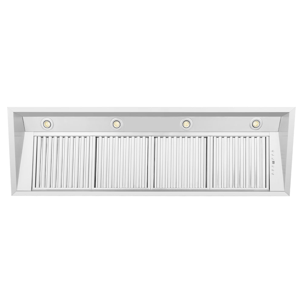 ZLINE 58-inch range hood in stainless steel 698-58, view 3