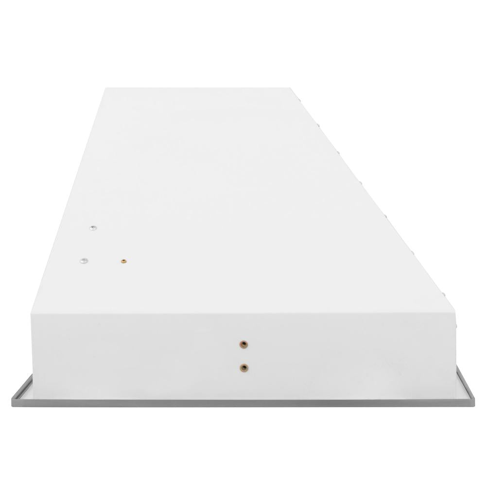 ZLINE 58-inch range hood in stainless steel 721-58, side view
