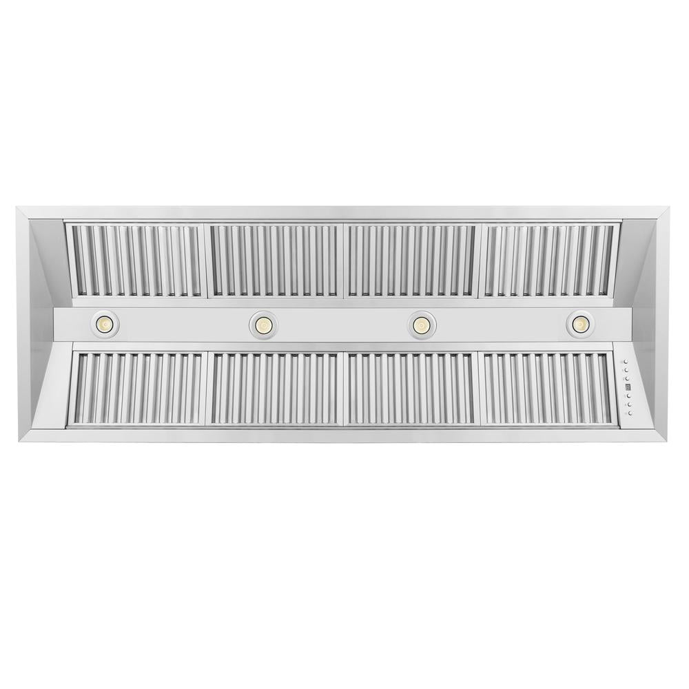 ZLINE 58-inch range hood in stainless steel 721-58, view 4