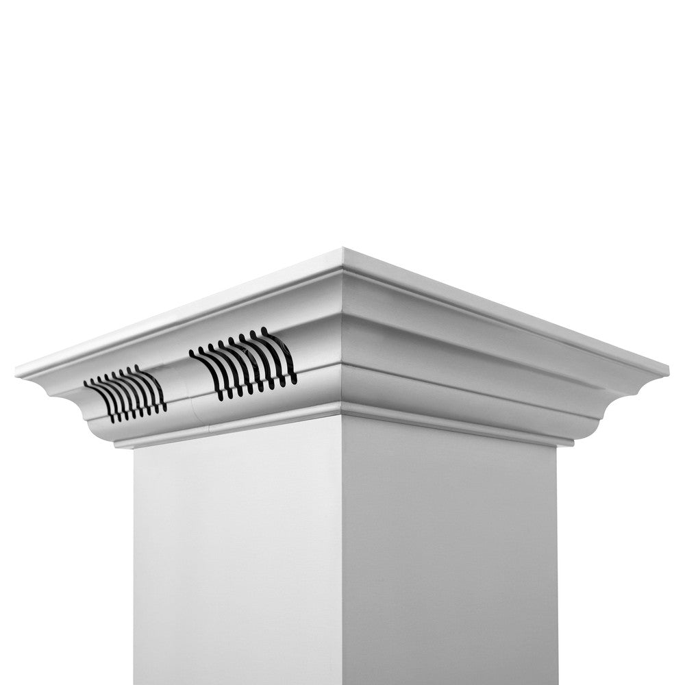 ZLINE CrownSound 48-inch range hood in stainless steel GL2ICRN-BT-48, detail
