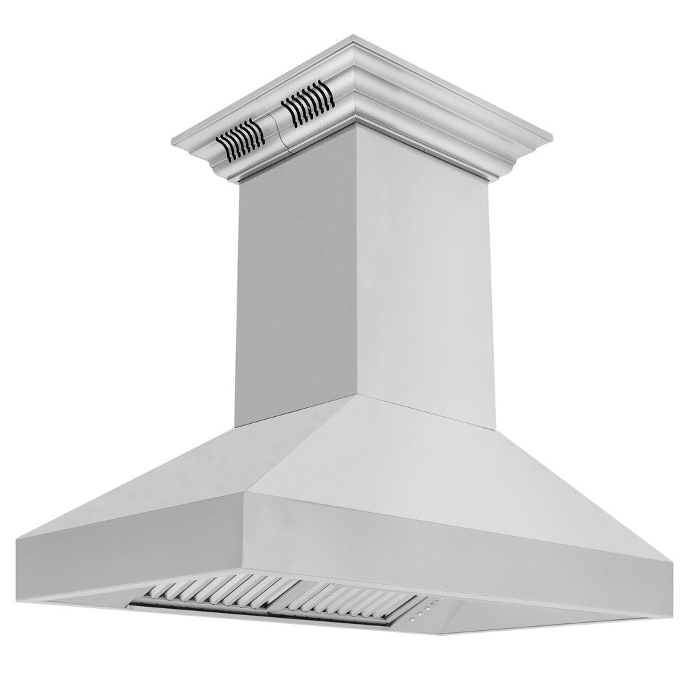 ZLINE CrownSound 30-inch range hood in stainless steel 597ICRN-BT-30, view 3
