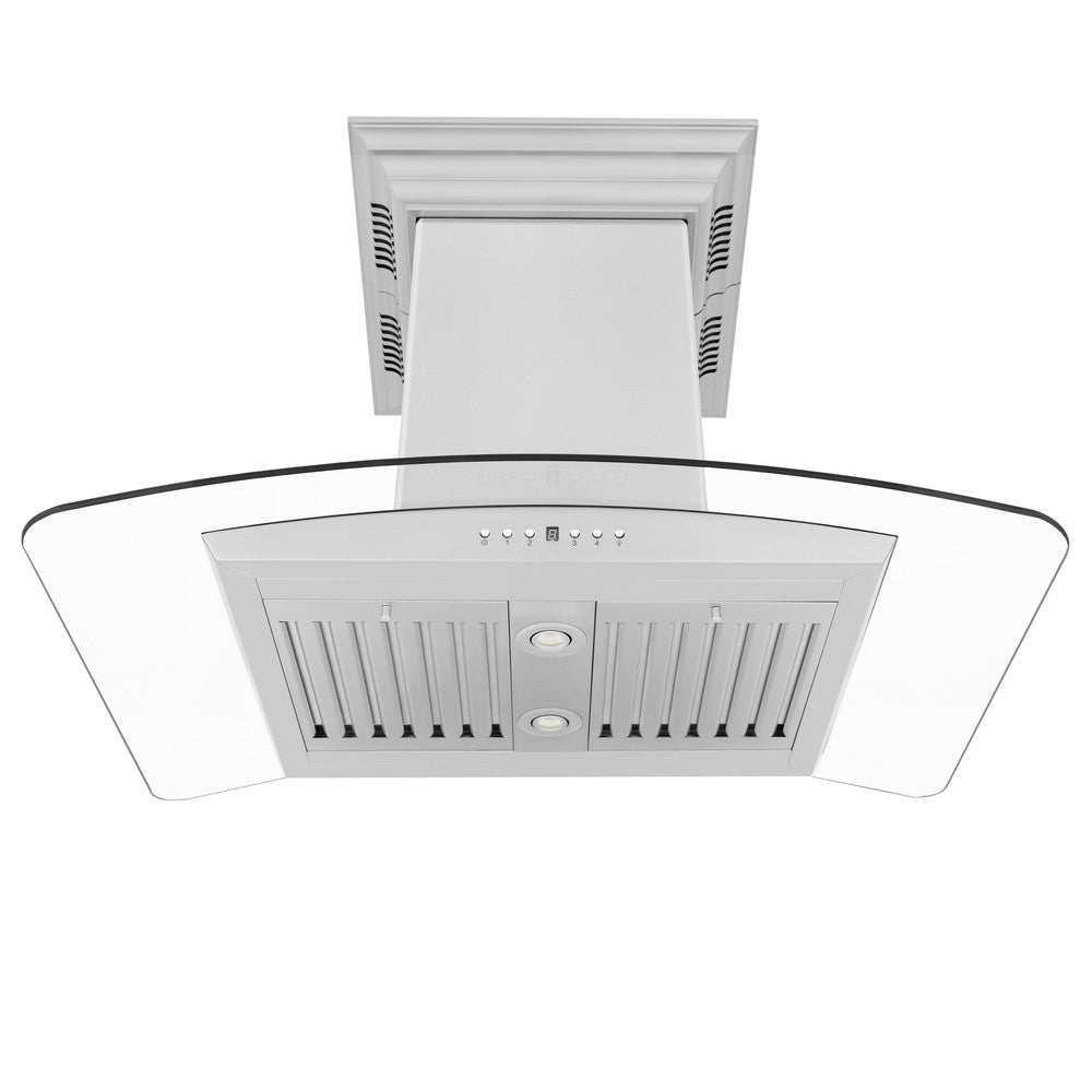 ZLINE CrownSound 30-inch range hood in stainless steel GL5ICRN-BT-30, front view