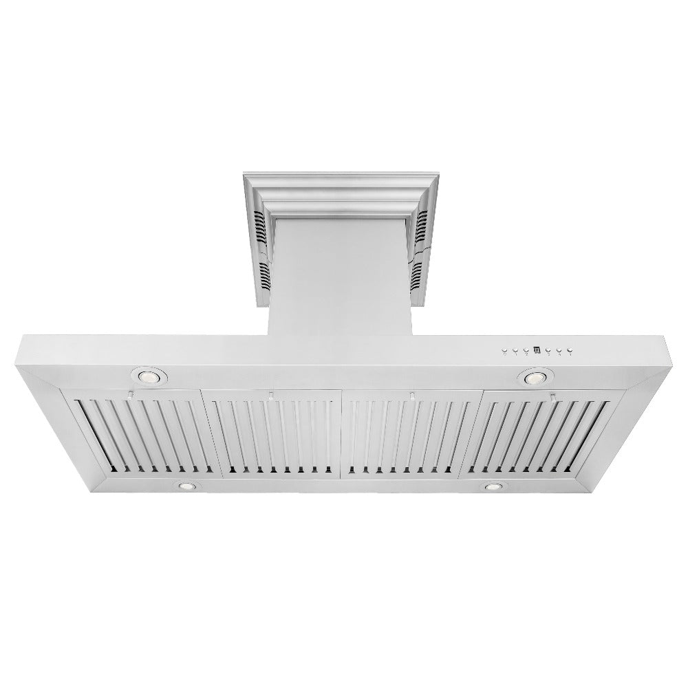 ZLINE CrownSound 30-inch range hood in stainless steel KE2ICRN-BT-30, front view