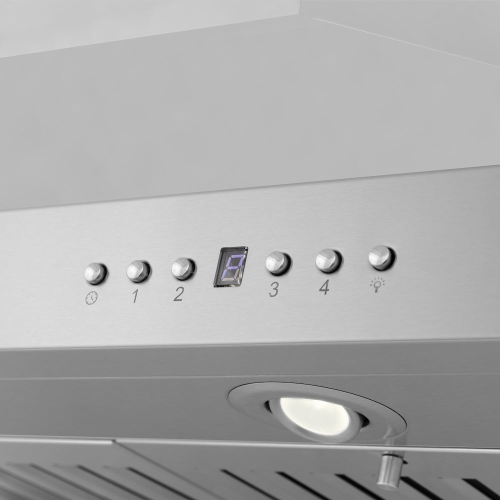 ZLINE 36-inch range hood in stainless steel KL3I-36, detail