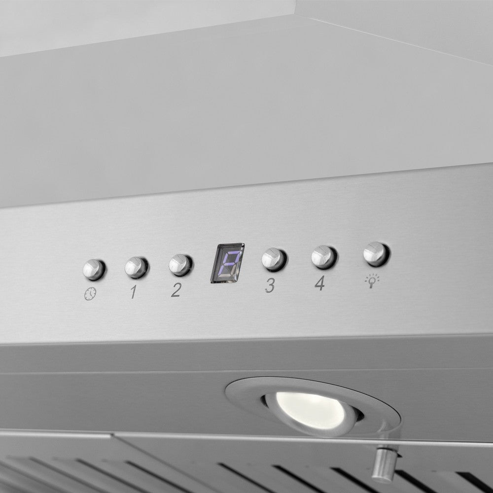 ZLINE CrownSound 30-inch range hood in stainless steel KL3ICRN-BT-30, detail