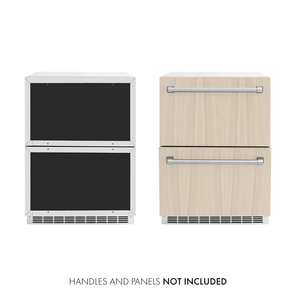 ZLINE Touchstone 24-inch refrigerator, panel ready RDSPO-24