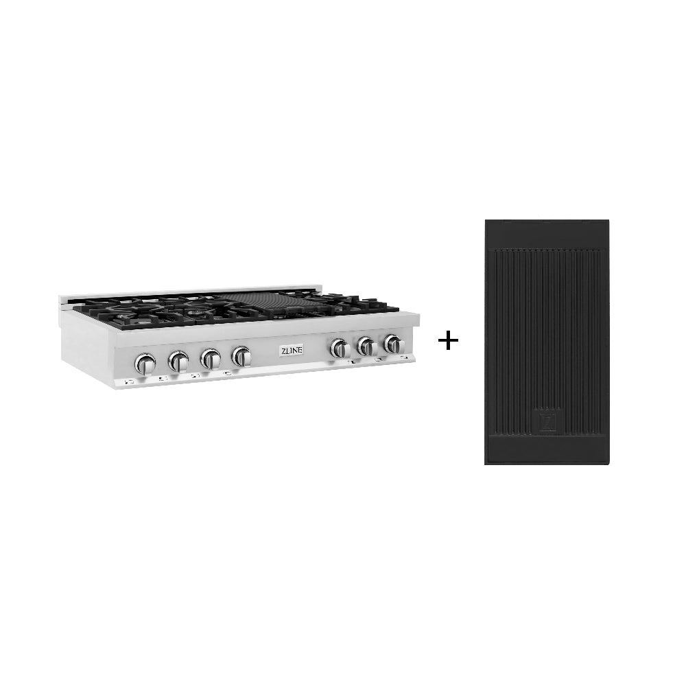 ZLINE Legacy 48-inch rangetop in stainless steel RT-GR-48