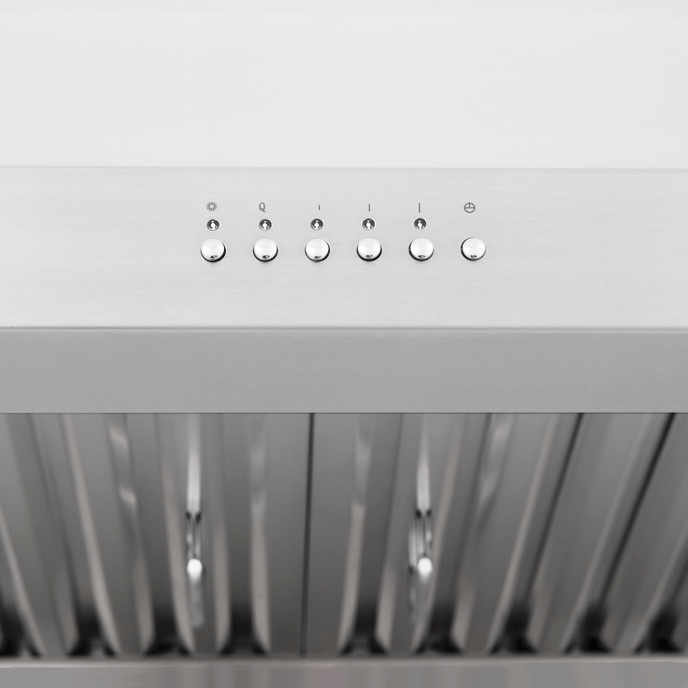 ZLINE 36-inch range hood in stainless steel 623-36, detail