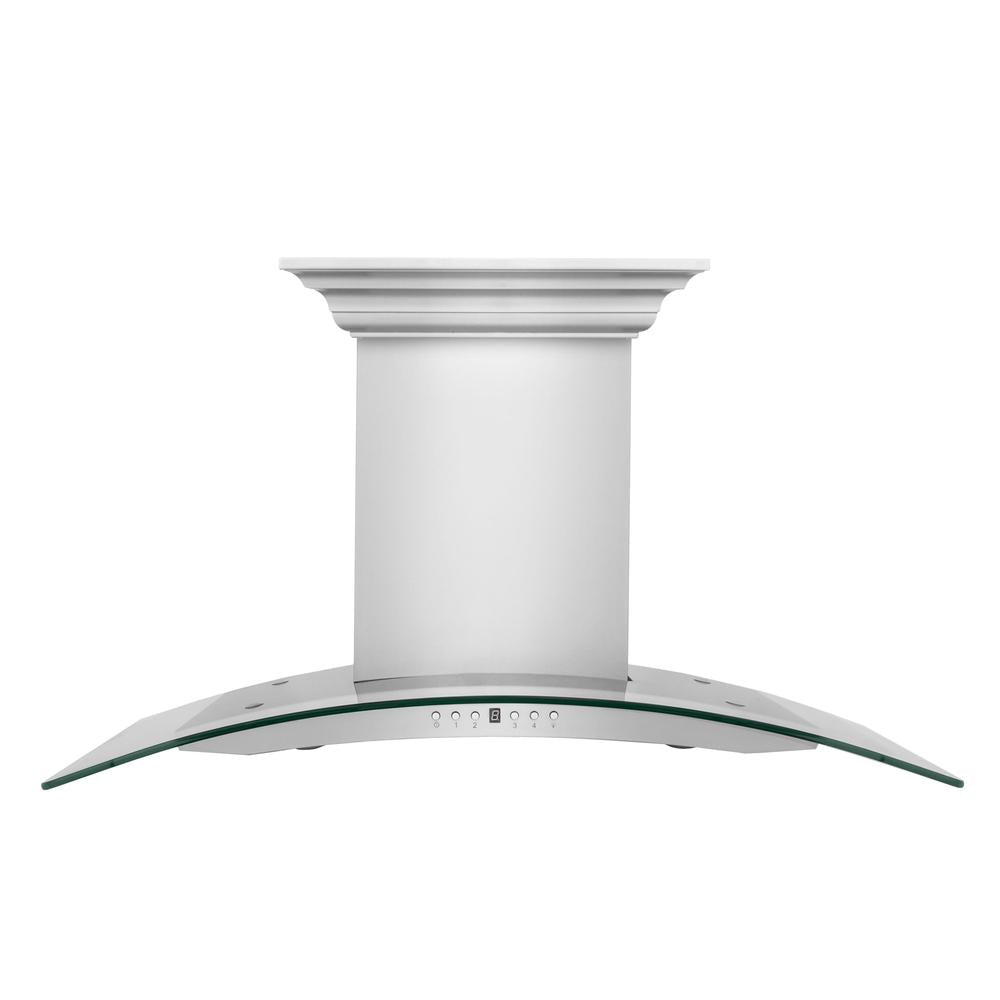 ZLINE CrownSound 30-inch range hood in stainless steel KN4CRN-BT-30, front view