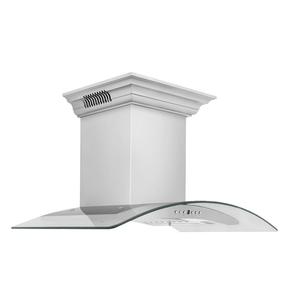 ZLINE CrownSound 30-inch range hood in stainless steel KN4CRN-BT-30, view 6