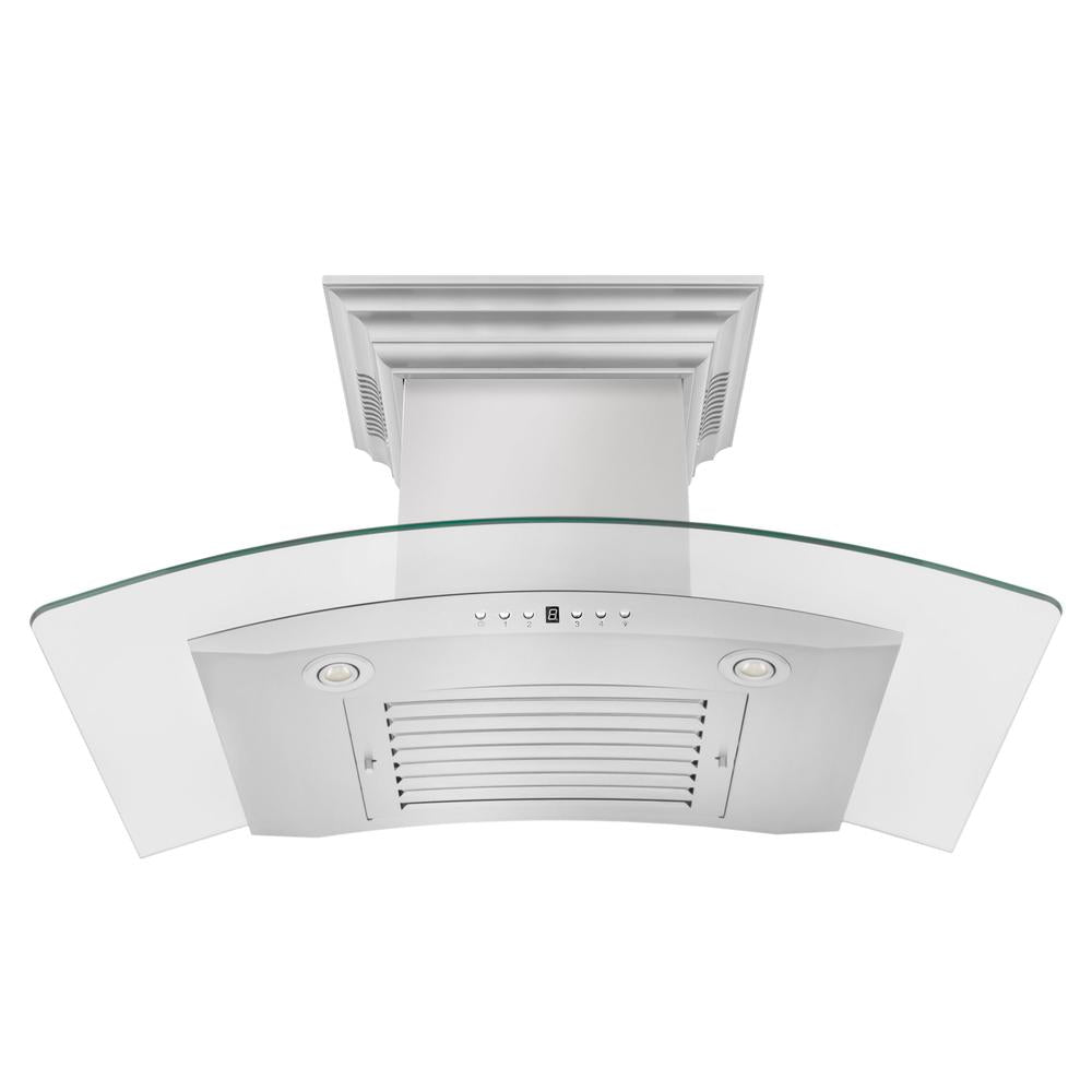 ZLINE CrownSound 30-inch range hood in stainless steel KN4CRN-BT-30, view 4