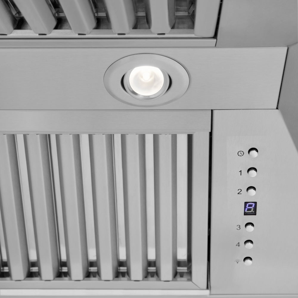 ZLINE Professional 36-inch range hood in stainless steel 597-36, detail