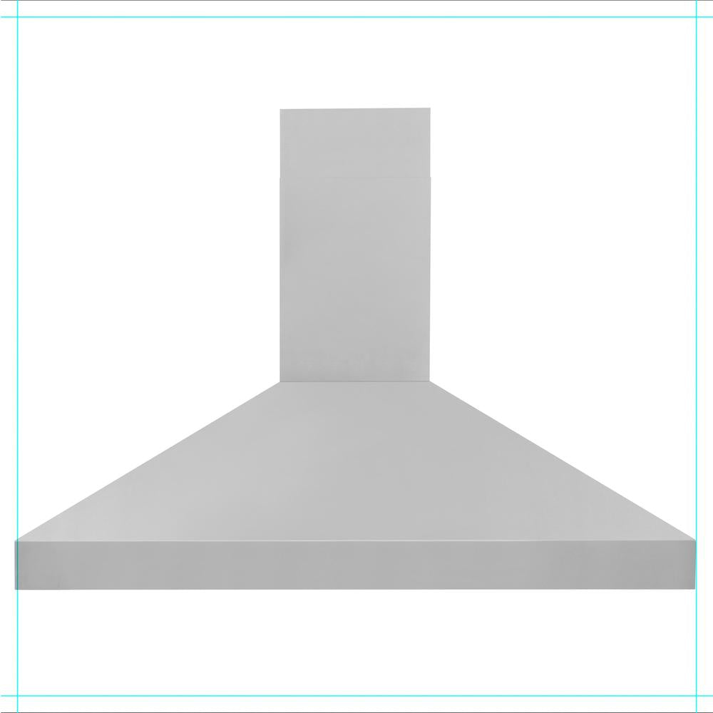 ZLINE Professional 48-inch range hood in stainless steel 597-48, front view