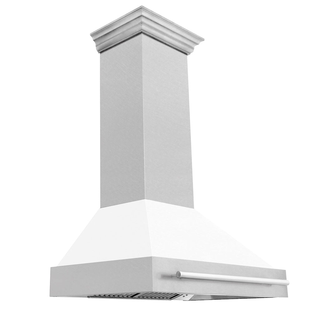 ZLINE 36-inch range hood in satin stainless steel 8654SNX-WM-36